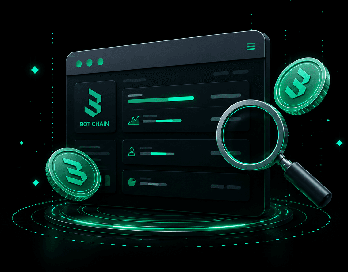 Illustration for looking up and managing a token by contract address